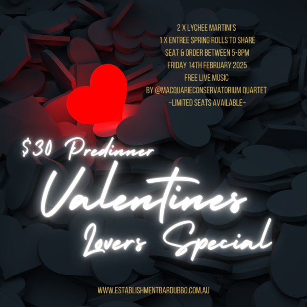 Valentines Day Special | Friday 14th Feb